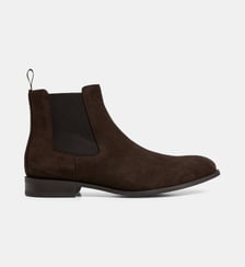 Boots Chelsea en daim à semelle lisse Hackett London