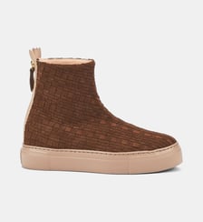 Bottines Maria cuir tressé  AGL