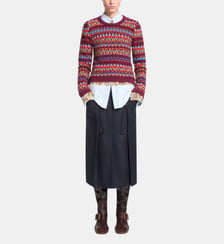 Pull en laine Jacquard Dries Van Noten