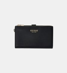 Portefeuille Amorette zippé signature Guess