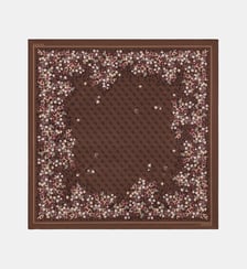 Carré motif floral signature Guess