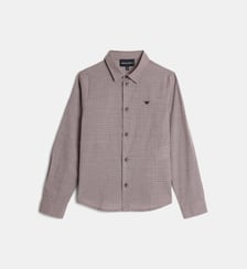 Chemise droite à manches longues Emporio Armani Junior