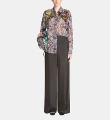 Pantalon large rayé Dries Van Noten