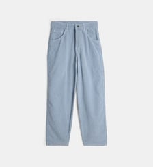 Pantalon droit en velours de coton Emporio Armani Junior