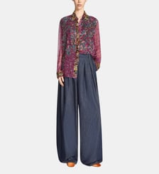 Jeans large à plis Dries Van Noten