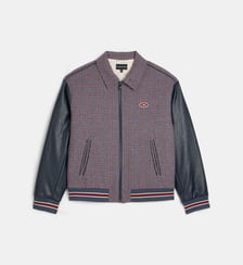 Bomber zippé en laine Emporio Armani Junior