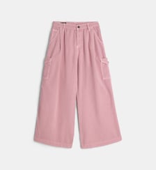 Pantalon évasé en velours Emporio Armani Junior