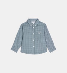 Chemise à carreaux Emporio Armani Junior