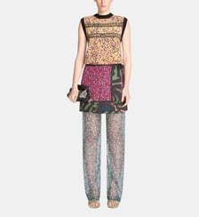 Jupe courte portefeuille Wrap Dries Van Noten