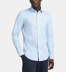 Chemise slim Refined en coton stretch Calvin Klein