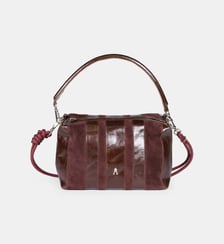 Sac à main Halo en cuir Craie