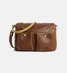Sac à main Systeme en cuir et son carnet emblématique Craie Studio