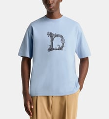 T-shirt D Columnn coton Drôle De Monsieur