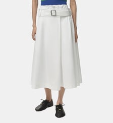 Jupe longue et fluide ceinture en coton Loewe