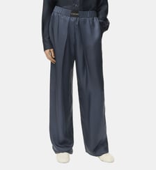 Pantalon ample en soie mélangé Loewe