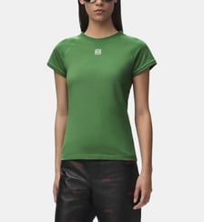 T-shirt ajusté en coton mélangé signature Loewe