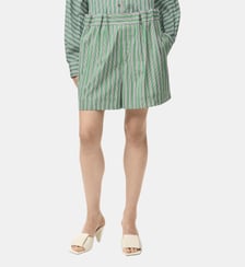 Short droit motif rayé Loewe