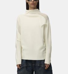 Pull droit en laine mélangée signature Loewe