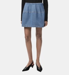 Jupe fluide en coton Loewe