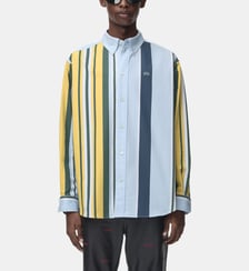 Chemise droite rayée motif imprimé Loewe