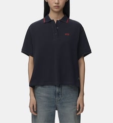 Polo droit en coton mélangé Loewe