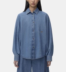 Chemise droite en coton Loewe