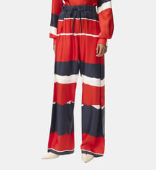 Pantalon fluide à motif Loewe
