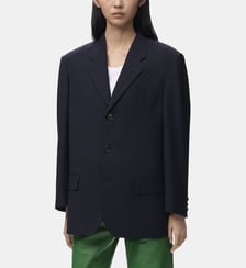 Veste droite en laine Loewe