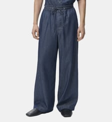 Pantalon droit en coton signature Loewe