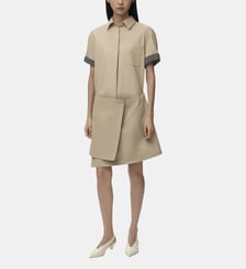 Robe chemise courte signature Loewe