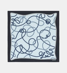 Foulard signature à motif Loewe