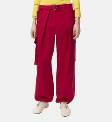Pantalon cargo droit en coton mélangé Loewe