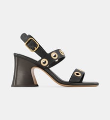 Sandales à talons Janis œillets cuir  Chloé