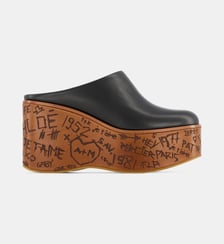 Mules compensées Maxime cuir Chloé