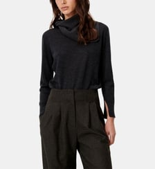 Pantalon Bodam large en laine mélangée Sessùn