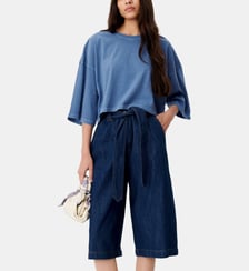 t-shirt boxy ample en coton Sessùn