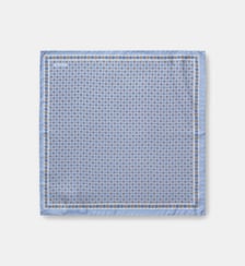 Pochette de costume en twill de soie Eton