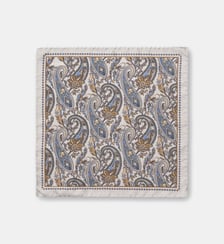 Pochette de costume en soie Eton
