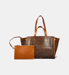 Sac cabas Léon bicolore Jérôme Dreyfuss