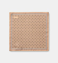 Pochette de costume en sergé de soie Eton