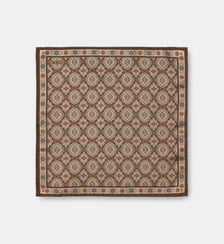 Pochette de costume en twill de soie Eton