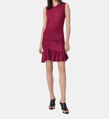 Robe courte texturée sans manches Iro