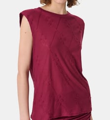 T-shirt texturé sans manches Horphée Iro
