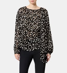 Top Firma imprimé soie mélangée  Isabel Marant
