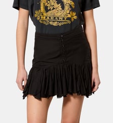 Jupe courte boutonnée Daneen Isabel Marant