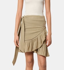 Jupe courte à volants Mempster Isabel Marant