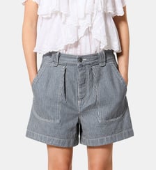 Short rayé en coton Eveja Isabel Marant