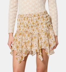 Jupe courte Fiala imprimée Isabel Marant