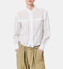 Top Bronzie en coton Isabel Marant