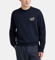 Polo Mirror Vine Embroidered Slogan coton Drôle De Monsieur